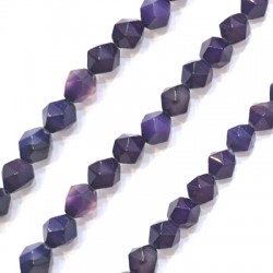 Perle D'Agate Facettée 8 mm (47 Pièces)