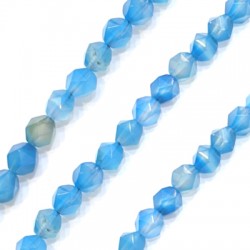 Perle D'Agate Facettée 8 mm (47 Pièces)
