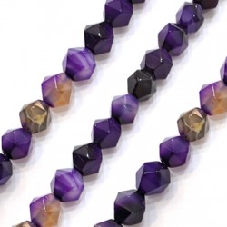 Perle D'Agate Facettée 10 mm (37 Pièces)