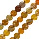 Perle D'Agate Ronde Olive 6 mm