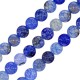 Perle D'Agate Ronde bleu Foncé 6 mm