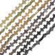 Hematite Slider Cross Flat 6mm Ø1mm (64pcs) (40cm)