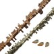 Perle Feuille en Hématite 6mm (~40cm/fil)