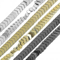 Αιματίτης Βέλος Περαστό 8x3mm Ø1.3mm (105τμχ) (40cm)