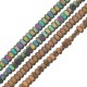 Hematite Tube Faceted 4x2mm Ø1mm (200pcs) (40cm)
