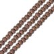 Hematite Spacer Faceted 3x2mm Ø0.8mm (200pcs) (40cm)