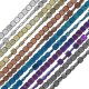 Hematite Bead Flattened Square 6mm Ø1mm (65pcs) (40cm)