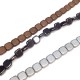Αιματίτης Χάντρα Τετράγωνη Πλακέ 6mm Ø1mm (65τμχ) (40cm)