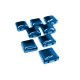 Hematite Bead Flattened Square 10mm Ø1.2mm (40pcs) (40cm)