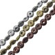 Hematite Bead Donut Round 6mm/2mm Ø1mm (70pcs) (40cm)