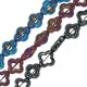 Αιματίτης Λουλούδι Περαστό 12mm Ø1.2mm (34τμχ) (40cm)