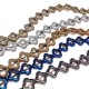 Αιματίτης Λουλούδι Περαστό 12mm Ø1.2mm (34τμχ) (40cm)