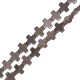 Hematite Slider Cross 4mm Ø0.8mm (94pcs) (40cm)