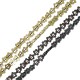 Hematite Slider Flower 6mm Ø0.8mm (70pcs) (40cm)