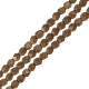 Hematite Bead Faceted 4mm Ø1.1mm (100pcs) (40cm)