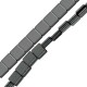 Αιματίτης Χάντρα Τετράγωνο Επίπεδο 8mm Ø1.2mm (49τμχ)