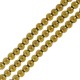 Αιματίτης Χάντρα Στρογγυλή 10mm Ø2mm (32τμχ)