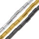 Hematite Slider Tube 5x8mm Ø~1.2mm (~65pcs)