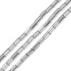 Αιματίτης Χάντρα Σωληνάκι 5x8mm Ø~1.2mm (~65τμχ)