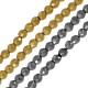 Αιματίτης Χάντρα Πολυεδρική 3mm Ø1mm (~130τμχ)