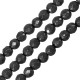 Perle en Hématite Facettée 6 x 5.5 mm Ø ~ 1.5 mm (~ 67 Pièces)