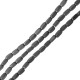 Hematite Bead Tube 1.4x3mm Ø0.8mm (~140pcs)