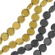 Hematite Bead Round Flat 7.4mm Ø1.1mm (~55pcs)