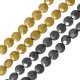 Hematite Bead Round Flat Faceted 4x2.7mm Ø0.7mm (~97pcs)
