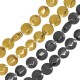 Perle Hématite Ronde Plate Facettée 6 mm Ø1 mm (~66 Pièces)