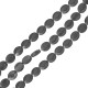 Αιματίτης Χάντρα Επίπεδη Πολυεδρική 8.4x10mm Ø1.1mm (~40τμχ)