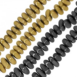 Αιματίτης Χάντρα Τσιπς 8-10mm/4.7mm Ø1.6mm (~86τμχ)