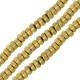 Αιματίτης Χάντρα Ροδέλα Εξάγωνο 6.5x3mm Ø1.4mm (~127τμχ)