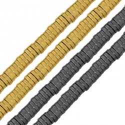 Distanziale in Ematite 4 Mm/1 mm Ø 1 mm (~370 Pezzi)