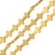 Hematite Bead Cross 8x10mm Ø1.1mm (~38pcs)