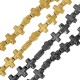 Αιματίτης Σταυρός Περαστός 6mm Ø1mm (~62τμχ)