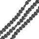 Αιματίτης Καρδιά Πολυεδρική Περαστή 4mm Ø0.8mm (~107τμχ)