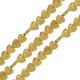 Cœur Coulissant en Hématite Tacheté 8 mm Ø0.8 mm (~55 Pièces)