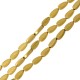 Αιματίτης Φύλλο Περαστό 4x8mm Ø0.8mm (~50τμχ)