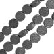 Hematite Bead Round Flat Wheel 9.5mm/3.4mm Ø1.1mm