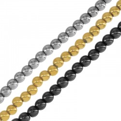 Perla Rotonda in Ematite 5 mm Ø~1.5 mm (~89 cm)