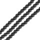 Αιματίτης Χάντρα Στρογγυλή 5mm Ø~1.5mm (~89cm)