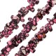 Chips de Cuentas de Howlita Fucsia 8 x 14 mm
