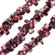 Perline in Howlite Fucsia 8X14 mm