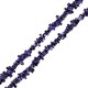 Howlite Bead Chips Purple 8x14mm