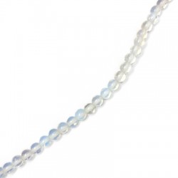 Bola Semipreciosa de Opalina 4mm (~100pcs/tira)