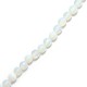 Perle facettée en semi-précieuse Opaline 8mm (~48pcs/fil)