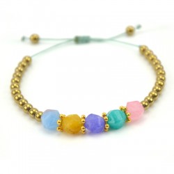 Mountain Jade Bead Diamond Cut 8mm (~47pcs)