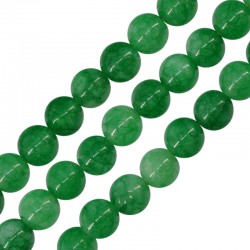Perle de jade de Montagne Ronde 6 mm Ø~0.7 mm (~61 Pièces)