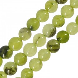 Perle de jade de Montagne Ronde 8 mm Ø~1.5 mm (~47 Pièces)