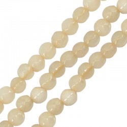 Mountain Jade Bead Round Faceted 4mm Ø~0.9mm (~92pcs)